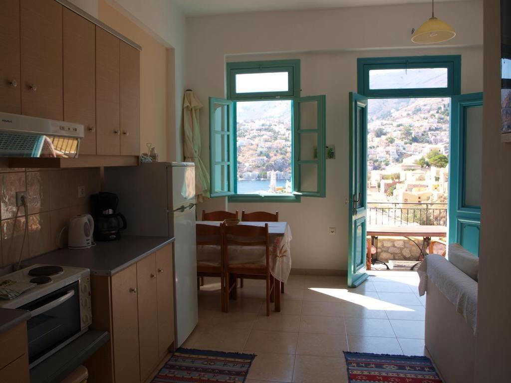 Andreas Apartments Simi Dış mekan fotoğraf