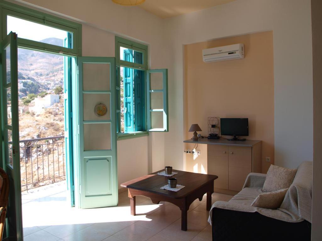 Andreas Apartments Simi Dış mekan fotoğraf